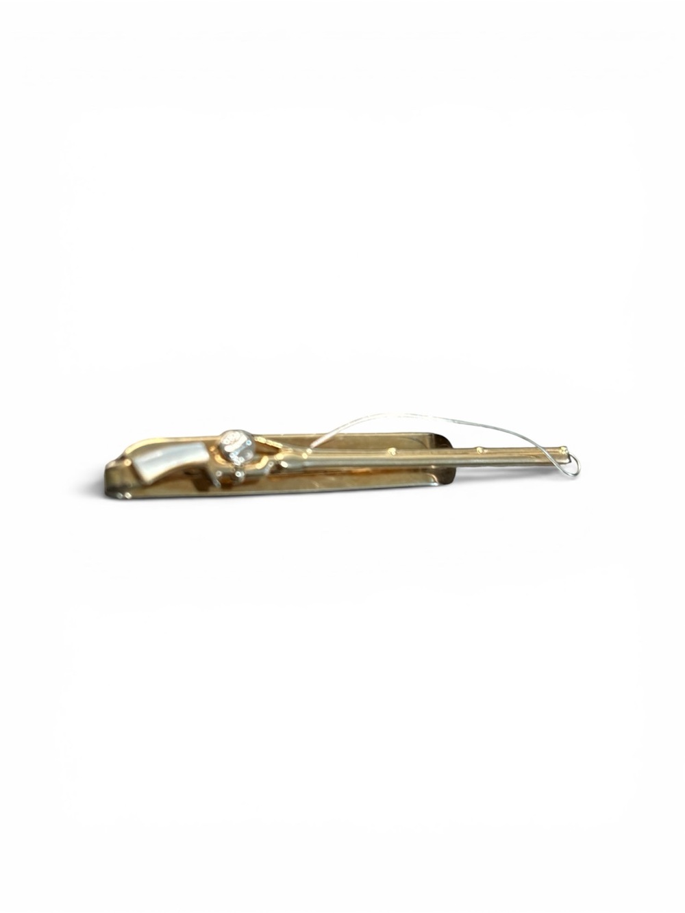 SWANK Vintage Gold Tone Tie Clip